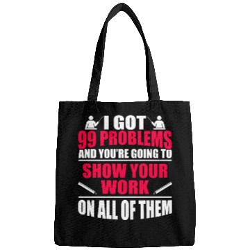 Discover Funny Math Teacher Gift College High School Bags