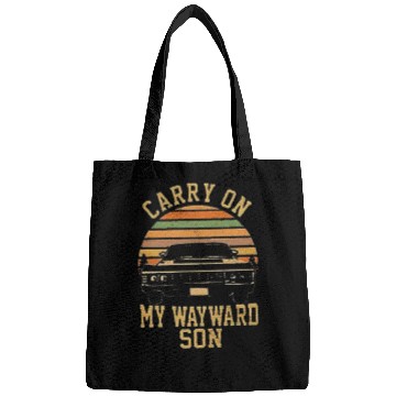Discover Supernatural Vintage Bags Carry On My Wayward Son