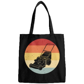Discover Lawn Mowing Lawn Mower Vintage Retro Bags