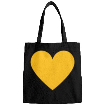 Discover yellow heart song Bags