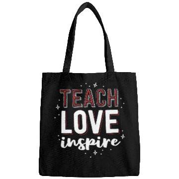Discover Teach Love Inspire Teacher Christmas Gift School Bags