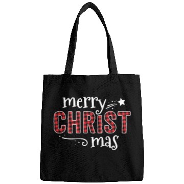 Discover Buffalo Plaid Merry Christ Mas Bags Christmas