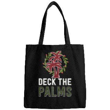 Discover Deck The Palms Tropical Hawaiian Buffalo Plaid Bags