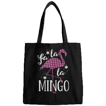 Discover Fa La La Mingo Flamingo Christmas Bags Pink