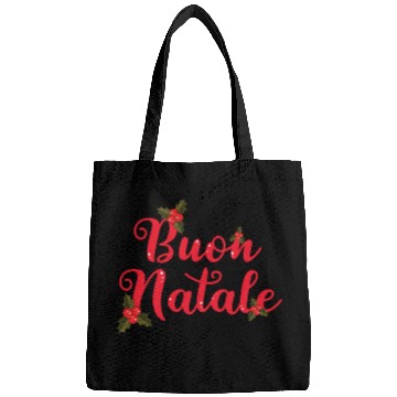 Discover Buon Natale Italian Merry Christmas Holiday Bags