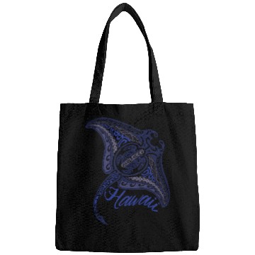 Discover Vintage Hawaiian Tribal Manta Ray Bags