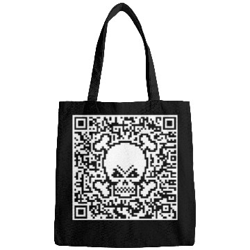Discover Skull And Crossbones (Quick Response Code / NEG) Bags