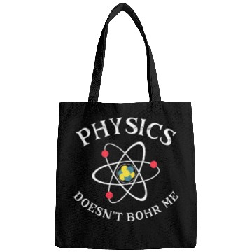 Discover Funny Physics Nerd Science Geek Quantum Physics Bags