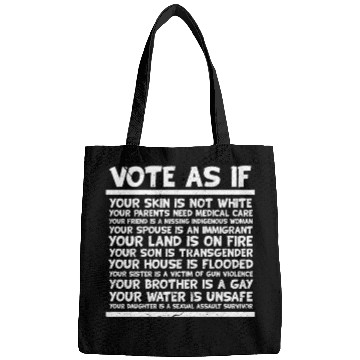 Discover Politics Vote As If Bags