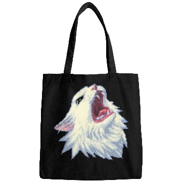 Discover 8 bit Screamin Thurston the Cat meme 2 Bags