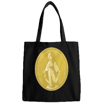 Discover Miraculous medal of virgin mary catholic christian Bags