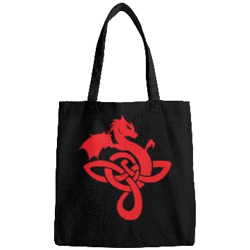 Discover Celtic Symbols Dragon Red Gift Idea Bags