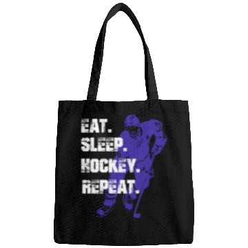 Discover EAT SLEEP HOCKEY REPEAT Bags