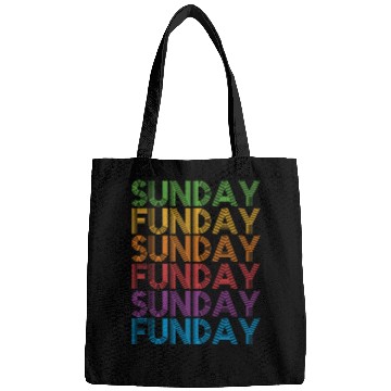 Discover Sunday Funday Vintage Rainbow Bags