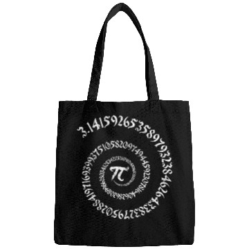 Discover Magic Math Wizard Pi Spiral 3.14 Pi Day Math Geek Bags