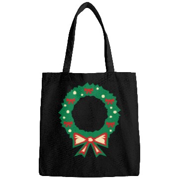 Discover christmas wreath Bags