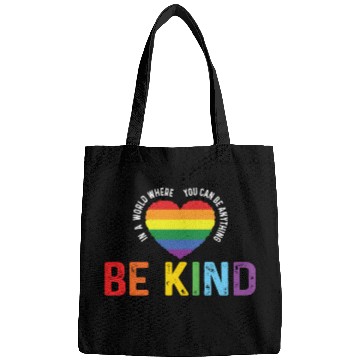 Discover Be Kind LGBT Gay Les Pride Rainbow Bags