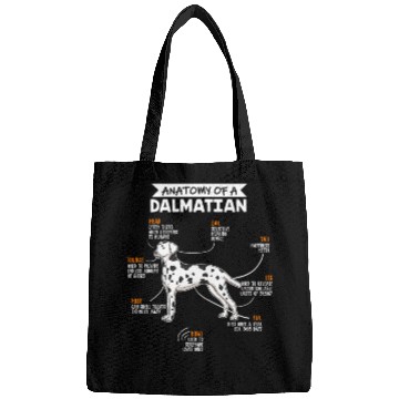 Discover Anatomy Of A Dalmatian Funny Dog Owner Gift Bags