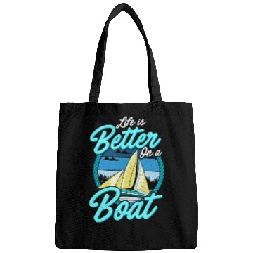 Discover Life Is Better On A Boat Boating Sailing Bags