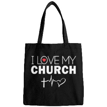 Discover I Love My Church Bags