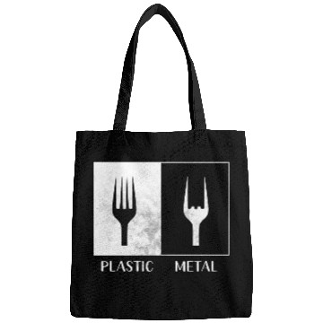 Discover Plastic heavy metal funny music Bags