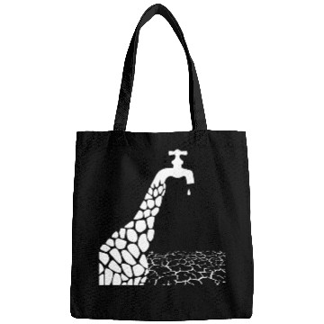 Discover climate change nature conservation africa giraffe Bags