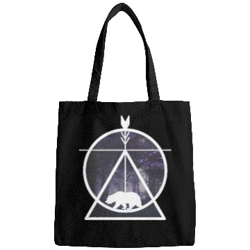 Discover forest mystical baer nature gift Bags