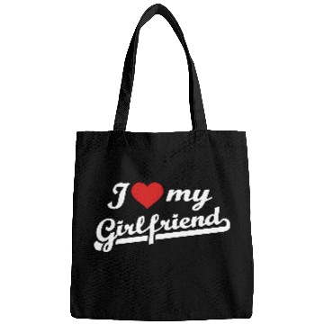 Discover I love my girlfriend Bags