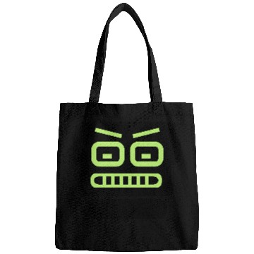 Discover robot computer head Bags