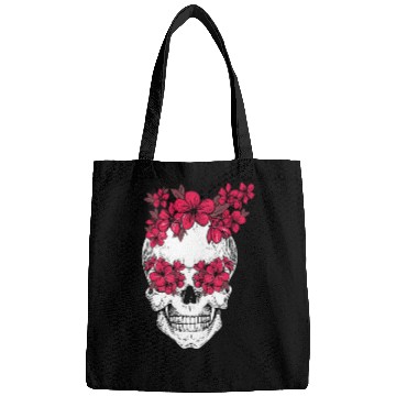 Discover Mexican Skull Flower Lover Florist Cinco de Mayo Bags