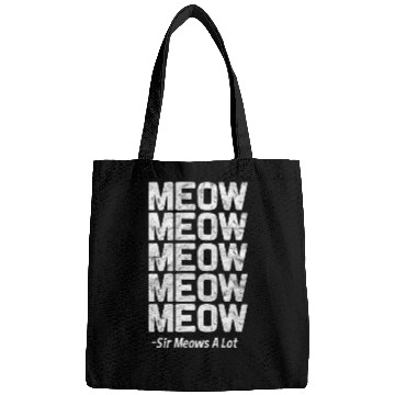 Discover Cat Meow Meow Meow Meow Meow Bags