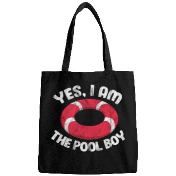 Discover Swimming Yes, I Am The Pool Boy Bags
