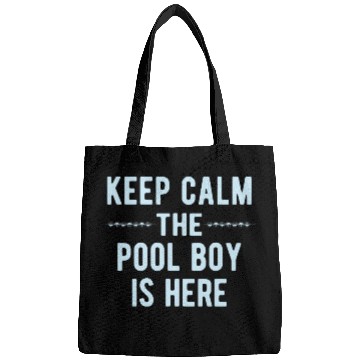 Discover Pool Boy: Keep Calm Bags