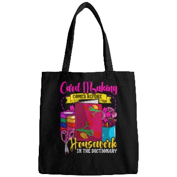 Discover Card Making Comes Before Housework Scrapbook Bags