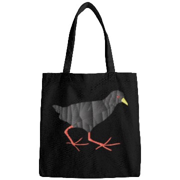 Discover Black Crake Low Poly Abstract Geometric Bags