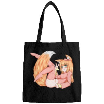 Discover Foxy girl hen Manga Anime Waifu japanese sexy Bags