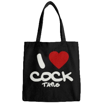Discover I LOVE COCK TAILS Bags
