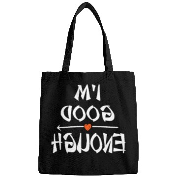 Discover Mirrored I am Good Enough Positive Mindset Yoga Me Bags