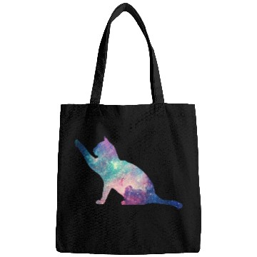 Discover galaxy cat for cats lovers Bags