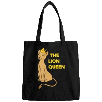 Discover the lioness queen lion king for woman feminist Bags