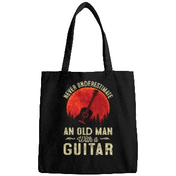 Discover Never Underestimate An Old Man With A Guitar Bags