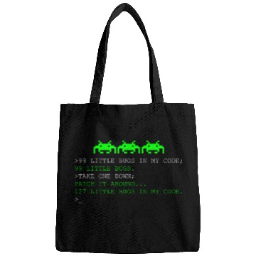 Discover Programmer 99 Little Bugs in My Code Bags