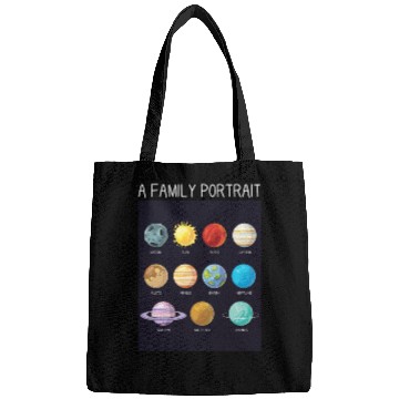Discover Outer Space Nerd Solar System Planets Sun Moon Bags