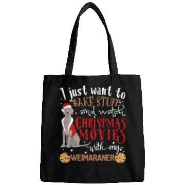 Discover Watch Christmas Movies With My Weimaraner Dog Love Bags