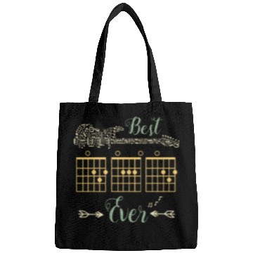 Discover Best Dad Ever Cool Guitar Chord Gifts Bags