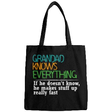 Discover GRANDAD KNOWS EVERYTHING - GIFT FOR GRANDAD - FUNN Bags