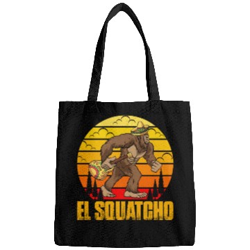 Discover El Squatcho Mexican Sasquatch Bigfoot Bags