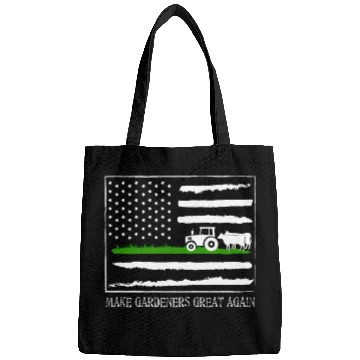 Discover Funny Farmer USA Flag Bags