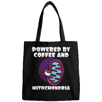 Discover Powered By Coffee And Mitochondria Bags