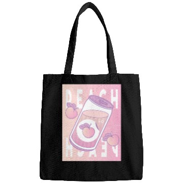 Discover Peach Drink Aesthetic Vaporwave Japan Bags